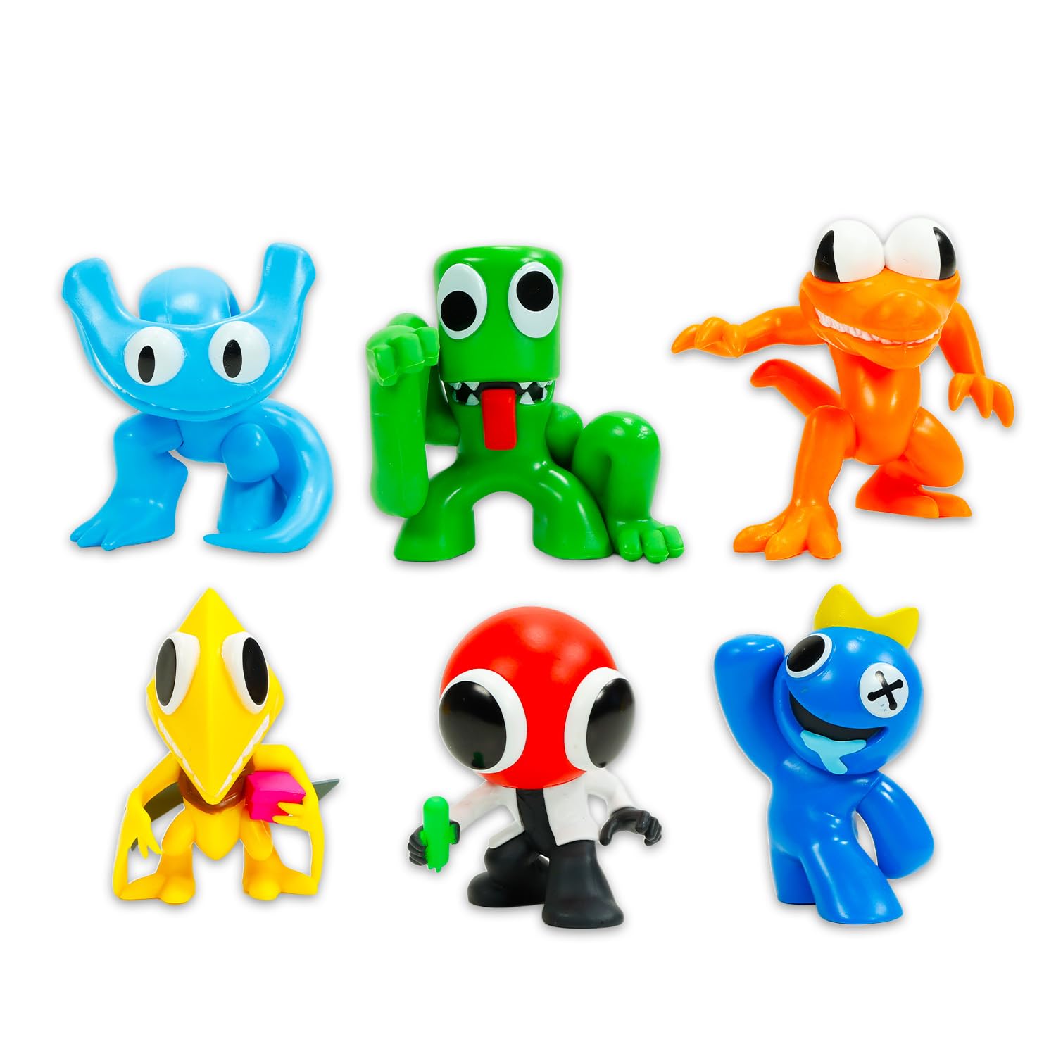 Amazon.co.jp: Rainbow Friends ミニフィギュア 6個パック - ビデオ